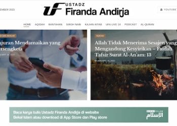 Situs pribadi ustadz Firanda