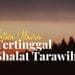 Tertinggal Shalat Tarawih