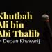 Khutbah Ali bin Abi Thalib
