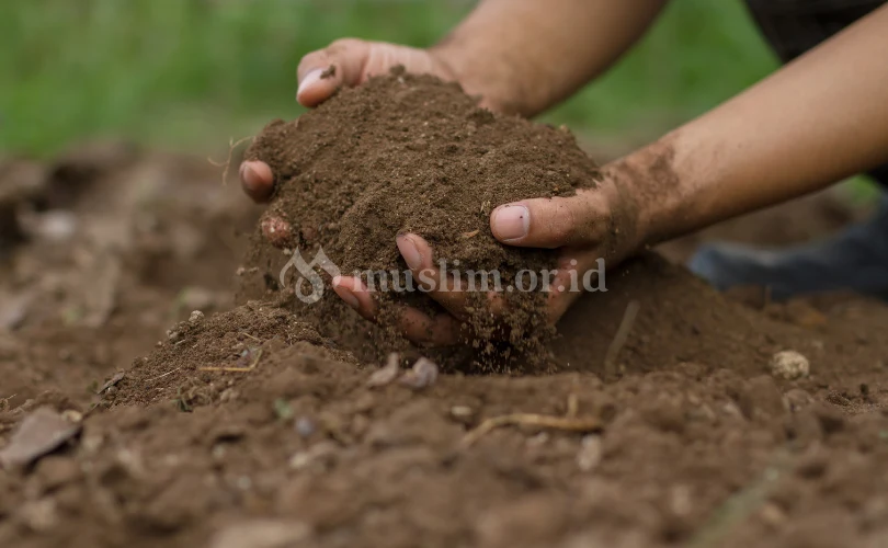 Hukum Menaburkan Debu Tanah di Atas Kubur