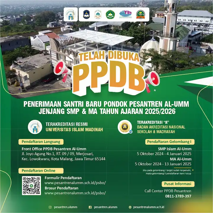 PPDB Pesantren Al-Umm 2025-2026